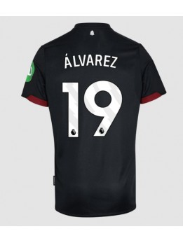 West Ham United Edson Alvarez #19 Replika Borta Kläder 2024-25 Kortärmad